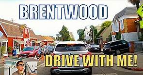 What's it like to Live in Brentwood? | Los Angeles Neighborhood Driving Tour | Street View
