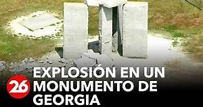 Explosión en un monumento en Georgia, EEUU