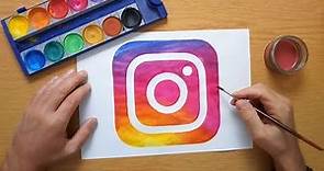 How to draw the Instagram logo