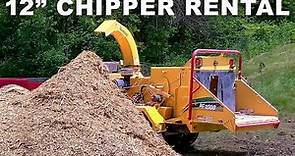 8 Hour 12in Chipper Rental - How Many Wood Chips Does BC1000XL Make?
