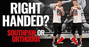 Southpaw Stance for Right Handed Boxers