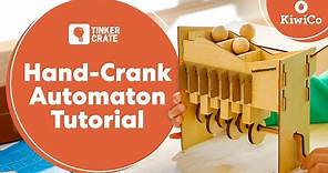 Make a Hand-Crank Automaton | Tinker Crate Project Instructions | KiwiCo