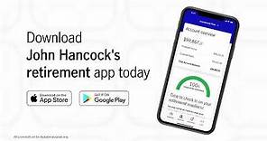 John Hancock’s retirement planning app