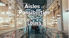 Come to Lowe’s or shop our endless aisles online and discover the possibilities that await you. | By Lowe's Home Improvement