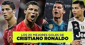 Top20 de mejores goles de Cristiano Ronaldo en su carrera profesional