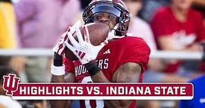 Indiana State at Indiana | Highlights | Big Ten Football | Sept. 8 2023