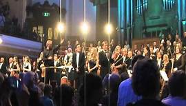 Robin Gibb Jnr (RJ) receives a standing ovation after world premier of Titanic Requiem