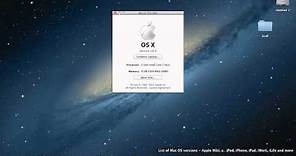 How to find which version of OSX is on your Mac