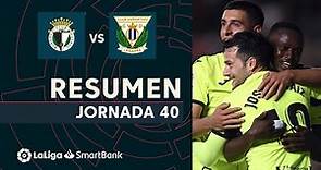 Resumen de Burgos CF vs CD Leganés (0-3)