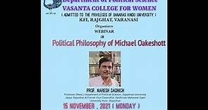 'Political Philosophy Of Michael Oakeshott