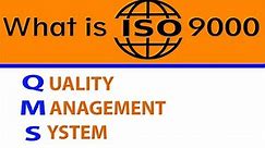 ISO 9000 standards || QMS (Quality Management System)