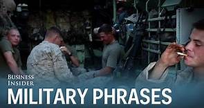 6 coolest phrases only people in the military understand