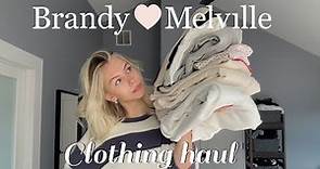 Brandy Melville haul from a Brandy model