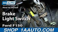 How To Replace Brake Light Switch 04-08 Ford F150