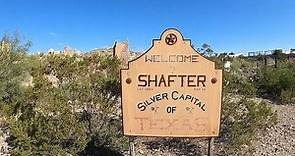 Shafter, a Silver Mining Ghost Town in West Texas