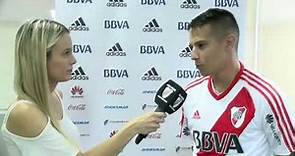 Carlos Auzqui, tras convertirse en nuevo jugador de River Plate
