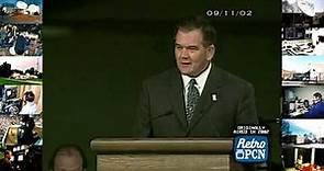 Gov. Mark Schweiker at Flight 93 Crash Site in 2002 | Retro PCN