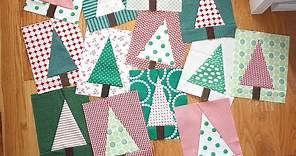 Patchwork Forest Tree Quilt Block Video Tutorial by Amy Smart of Diary of a Quilter