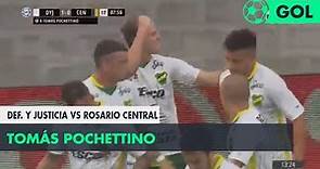 Tomás Pochettino (1-0) Def. y Justicia vs Rosario Central | Fecha 25 - Superliga Argentina 2017/2018