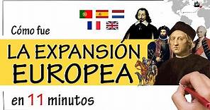 La EXPANSIÓN EUROPEA entre los Siglos XV y XVIII | Portugal, España, Países Bajos, Francia...