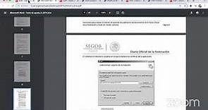 Publicación de documentos en el Diario Oficial de la Federación (SGOB-01-001). México 🇲🇽2021.