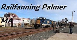 Railfanning Palmer MA: NECR, Massachusetts Central RR, CSX, Amtrak