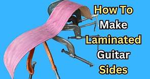 How To Laminate Classical Guitar Sides | David Schramm Luthier
