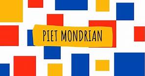 Piet Mondrian - para niños. Breve descripción.
