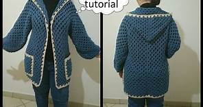 Giacca uncinetto donna/CARDIGAN CROCHET