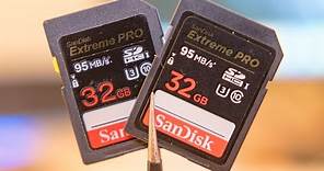 How to spot an eBay Fake SanDisk Extreme Pro Memory Card