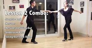 Learn to Swing Dance Lindy Hop | Level 1 Lesson 2 (Lindy Hop) | Lindy Ladder | Shauna Marble