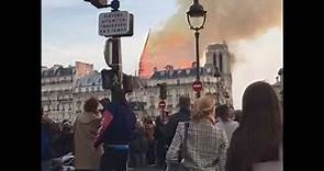 Notre Dame's spire collapses amid raging fire | ABC News