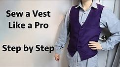 Sew a Vest Like a Pro: Beginner Step by Step