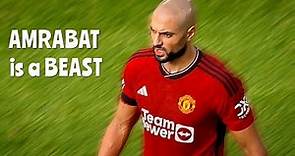 An excellent start for Sofyan Amrabat with Manchester United