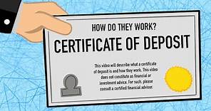What are Certificates of Deposit? (CDs)