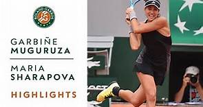 Garbine Muguruza vs Maria Sharapova - Quarter-Final Highlights I Roland-Garros 2018