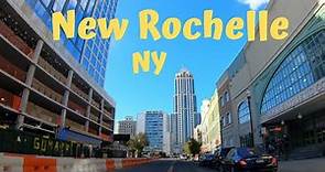 Downtown New Rochelle NY ( Drive Thru ) 4K Travel Videos