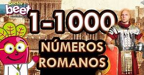 NUMEROS ROMANOS DEL 1 AL 1000 Roman Numbers