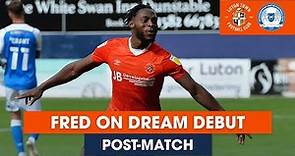 POST-MATCH | Fred Onyedinma on his dream debut against Peterborough United!