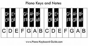 Labeling Piano Keys - Easy Way - Beginner's Piano Lesson