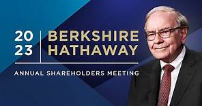 Warren Buffett and Charlie Munger join the 2023 Berkshire Hathaway annual meeting — 5/6/23