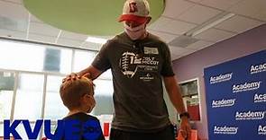 Former Longhorn Colt McCoy visits Dell Children's | KVUE