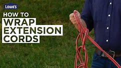 How To Wrap Extension Cords