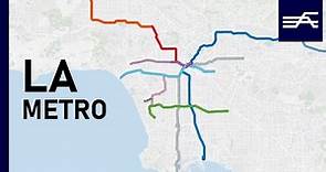 Evolution of the Los Angeles Metro 1900-2028 (animation)