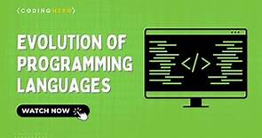 Evolution Of Programming Language | History Of Programming Languages
