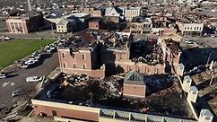Drone shows Kentucky tornado destruction