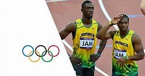Men's 4x100m Round 1 Highlights -- Jamaica & USA Win -- London 2012 Olympics