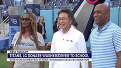 Titans, LG donate washer/dryer to Madison elementary school