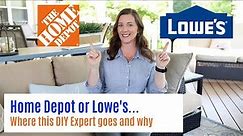 Home Depot vs Lowes - A DIY Expert Goes Shopping