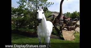 Life-size Horse Statue fiberglass outdoor sculpture statue